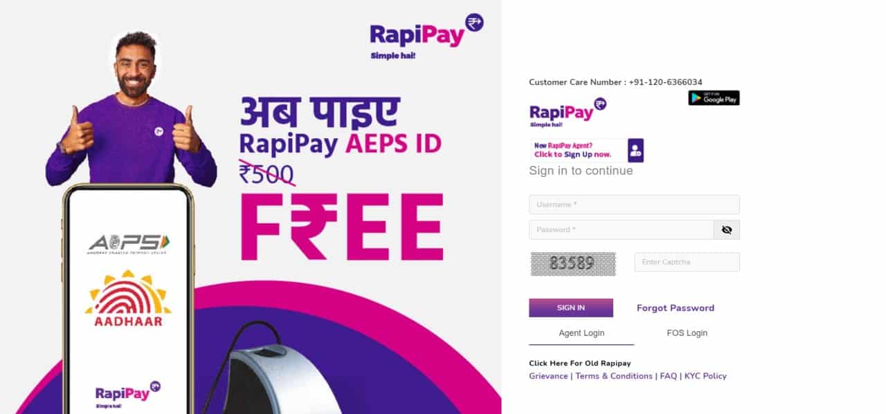 RapiPay Agent Login & Registration at RapiPay.com