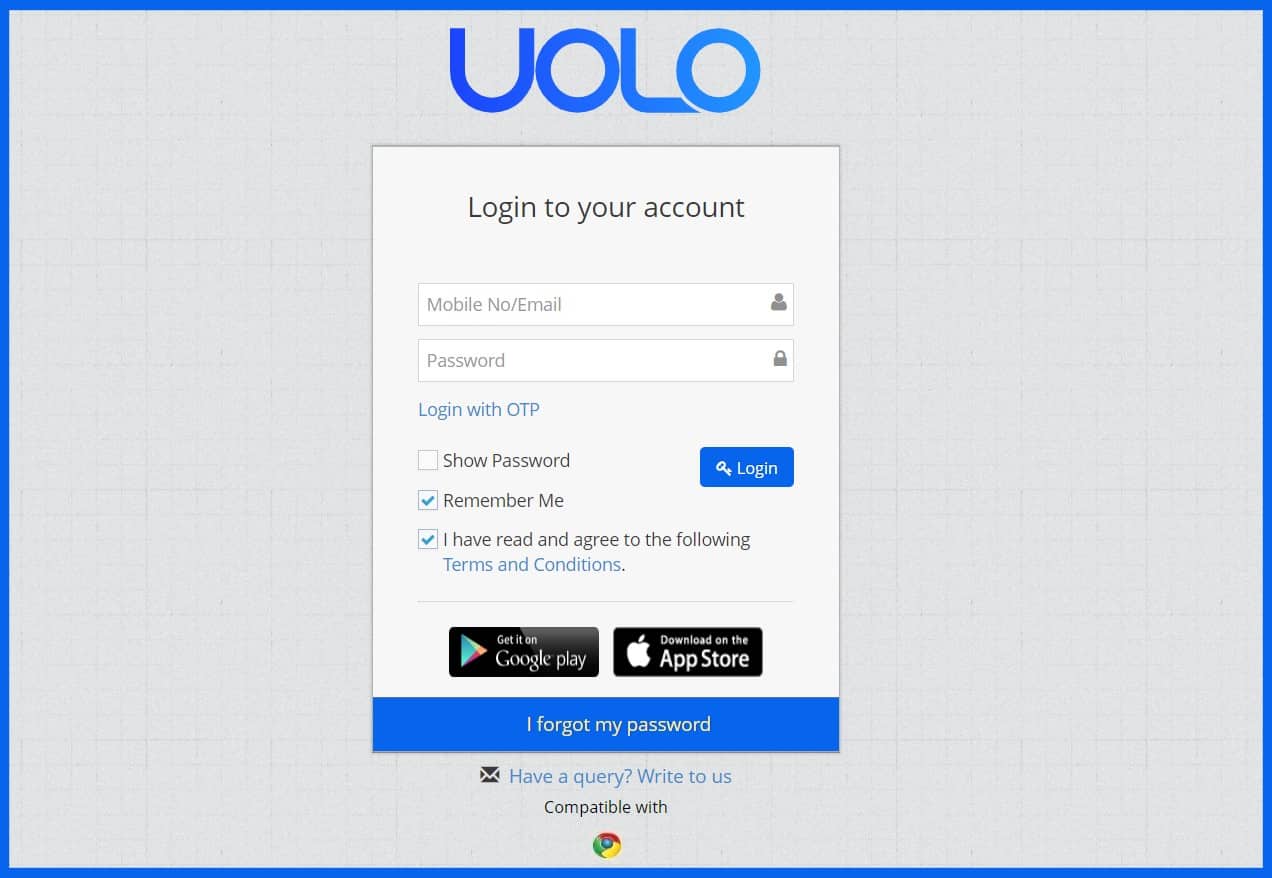 UOLO Login at app.theuolo.com: Login with OTP on UOLO