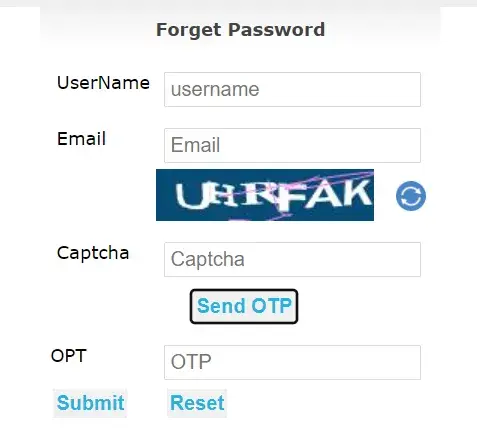 JKPaySys - Forgot Password